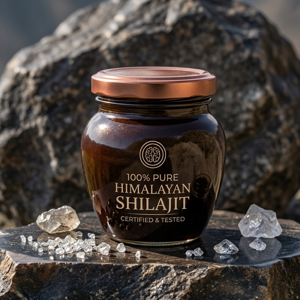 100% Pure Himalayan Shilajit Resin | Certified & Organic Natural Energy Booster